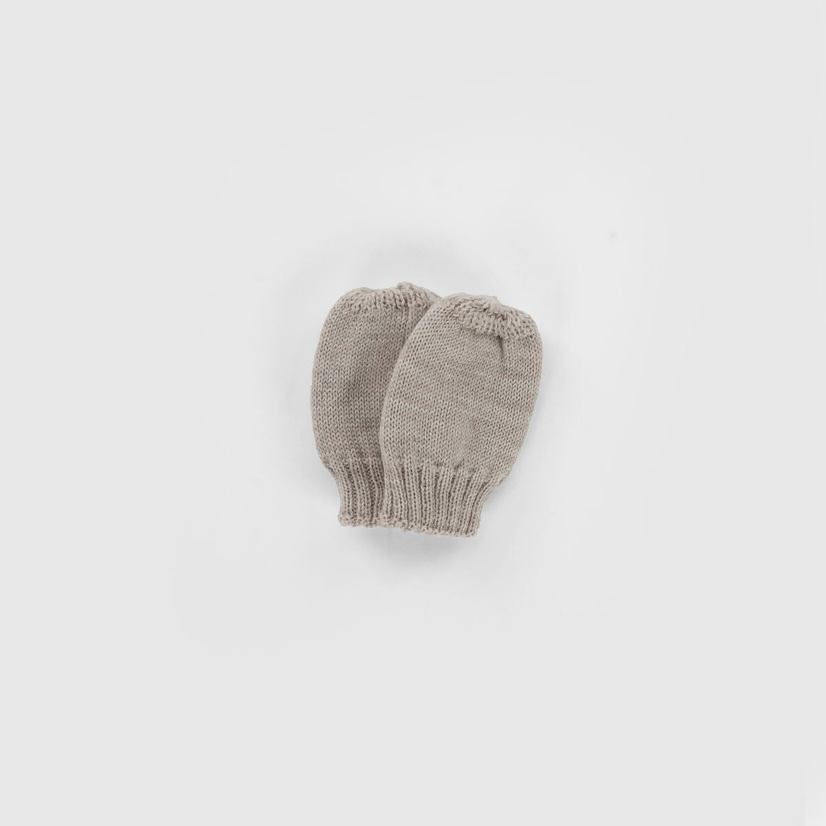 Merinowollen babywantjes – zachte warme wantjes van 100% merinowol - Beige