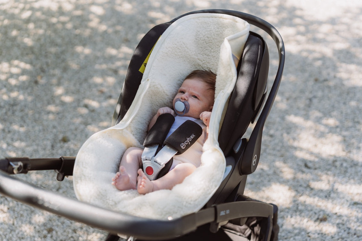 Baby voetenzak voor autostoel of maxi-cosi - Merinowol