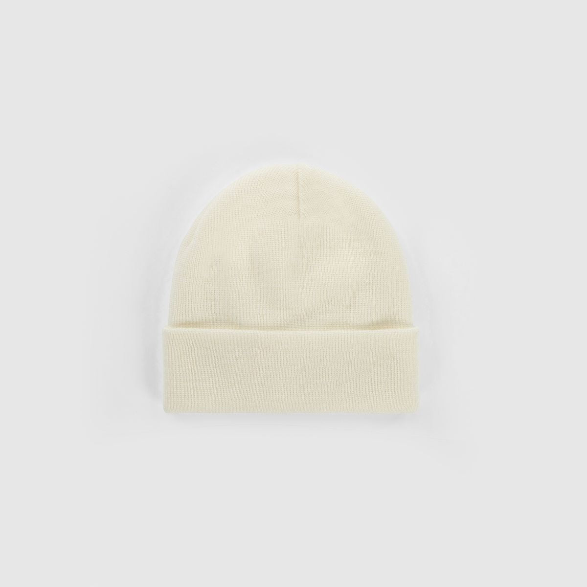 Naturel merinowollen muts – zachte gebreide wintermuts van merinowol