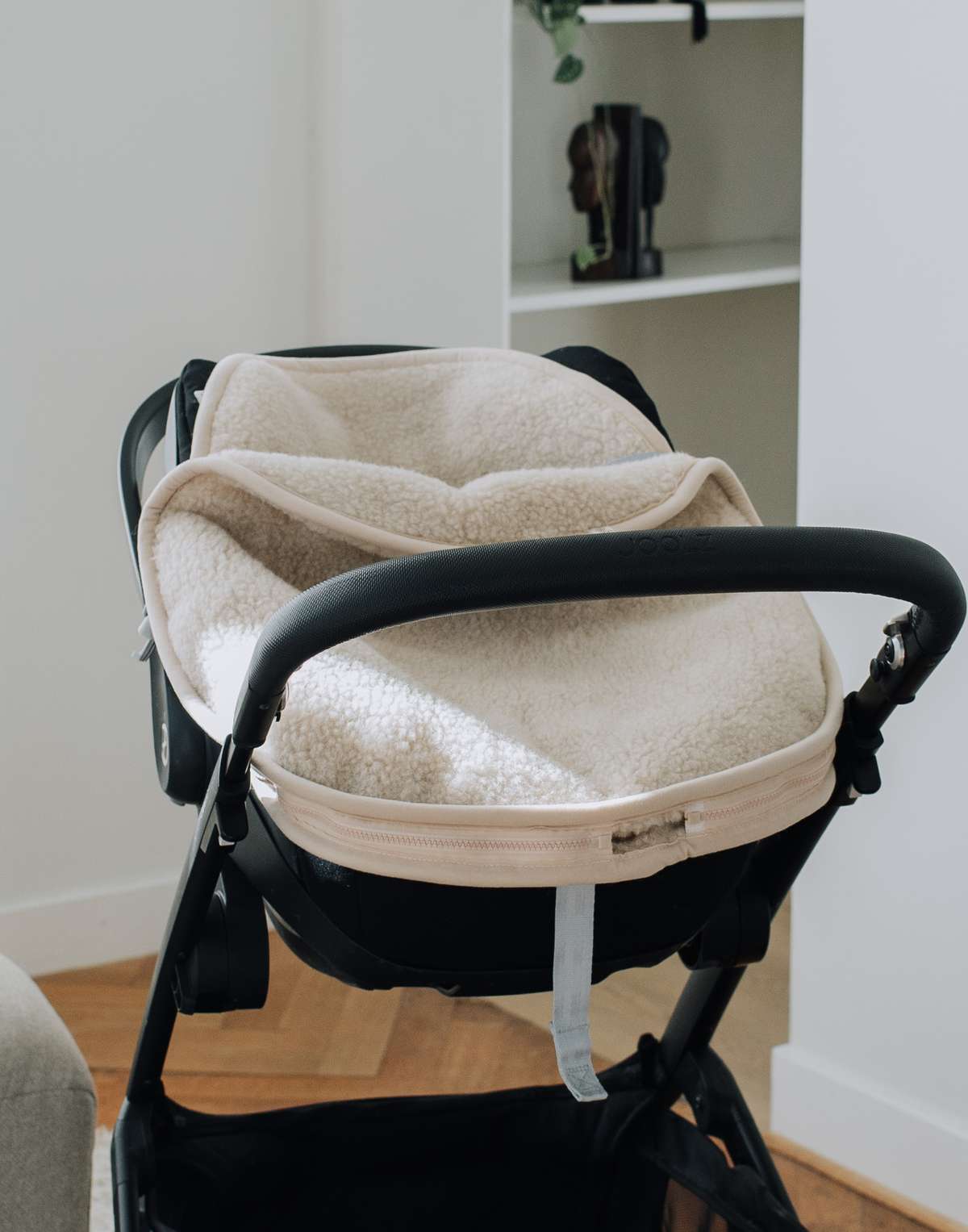 Babyfußsack für Autositz oder Maxi-Autositz - Merinowolle