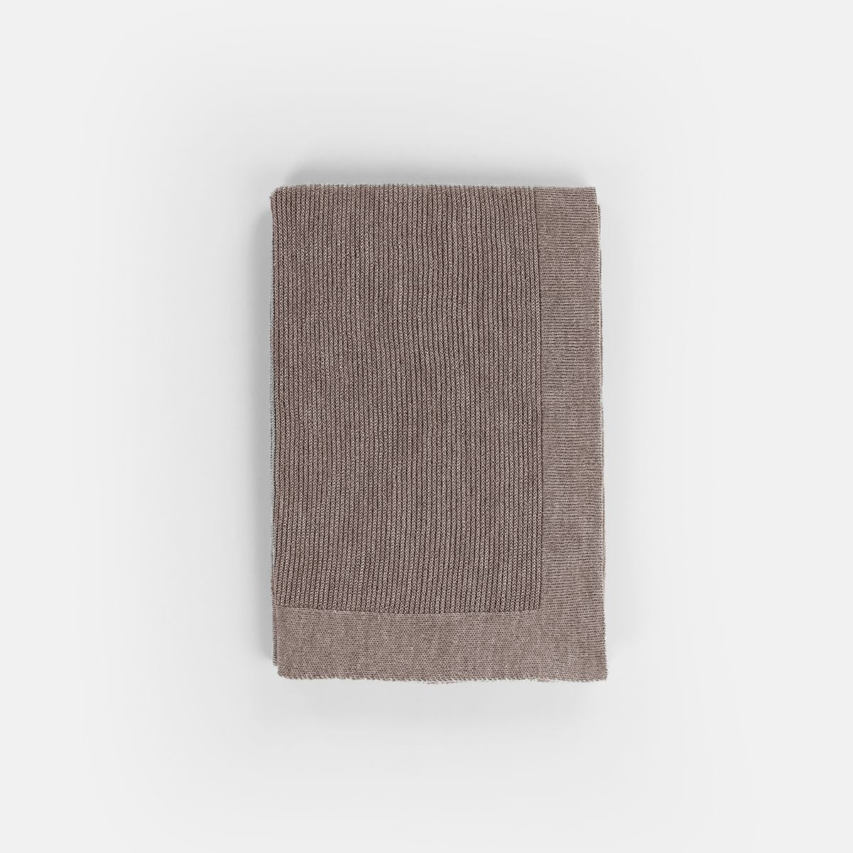 Temperatuurregulerende merinowollen deken 70x100 cm – zachte en comfortabele keuze voor de wieg - Taupe.