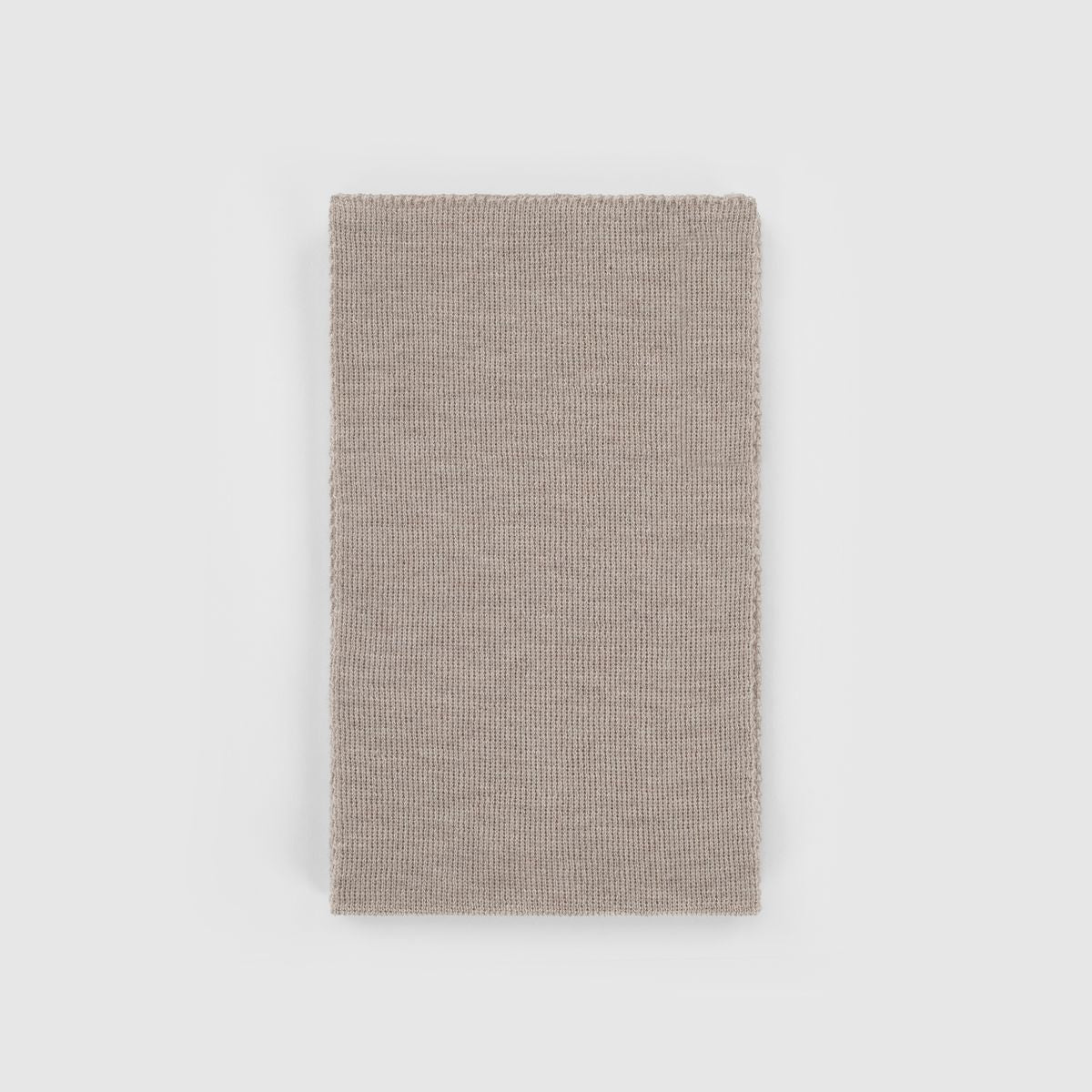 Beige merinowollen sjaal – zachte gebreide sjaal van merinowol