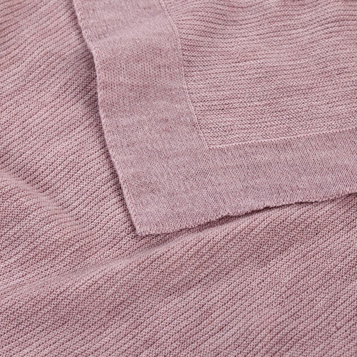 Crib blanket (100x140cm) - Knitted - 100% Merino wool